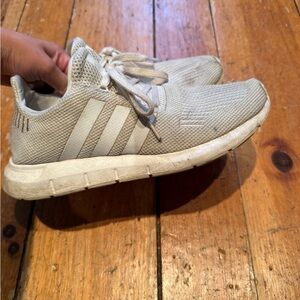 Adidas white sneakers